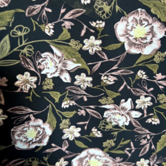 Unique Dark Floral Romantic Gothic-Vintage look-Black Minidress-Medium - Picture 4 of 9